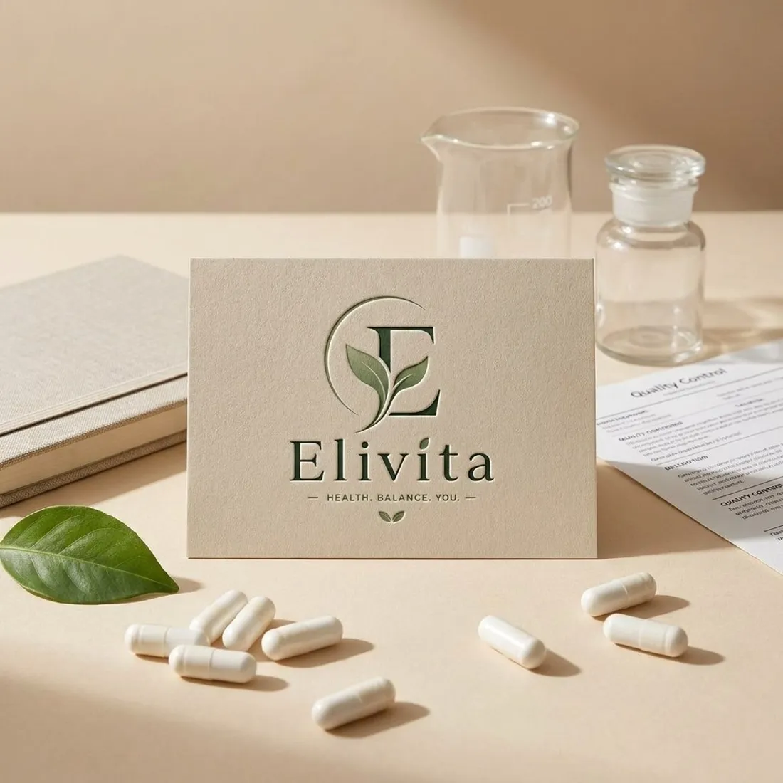 Fresh green leaves symbolising Elivita's natural approach to wellbeing
